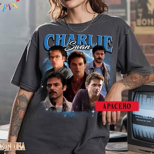 Vintage 90s Graphic Style Charlie Swan T-shirt, Twilight Saga Gifts For Man and Women Unisex T-shirt