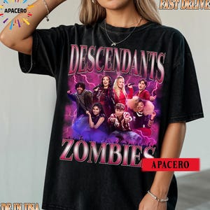 Descendants Zombies Shirt, Worlds Collide Tour Jersey, Disney Concert Tee, Summer Music Festival Outfit
