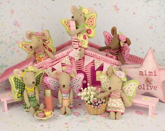 Dress-Up Butterfly Outfits for Maileg Big Sister Sized Mouse