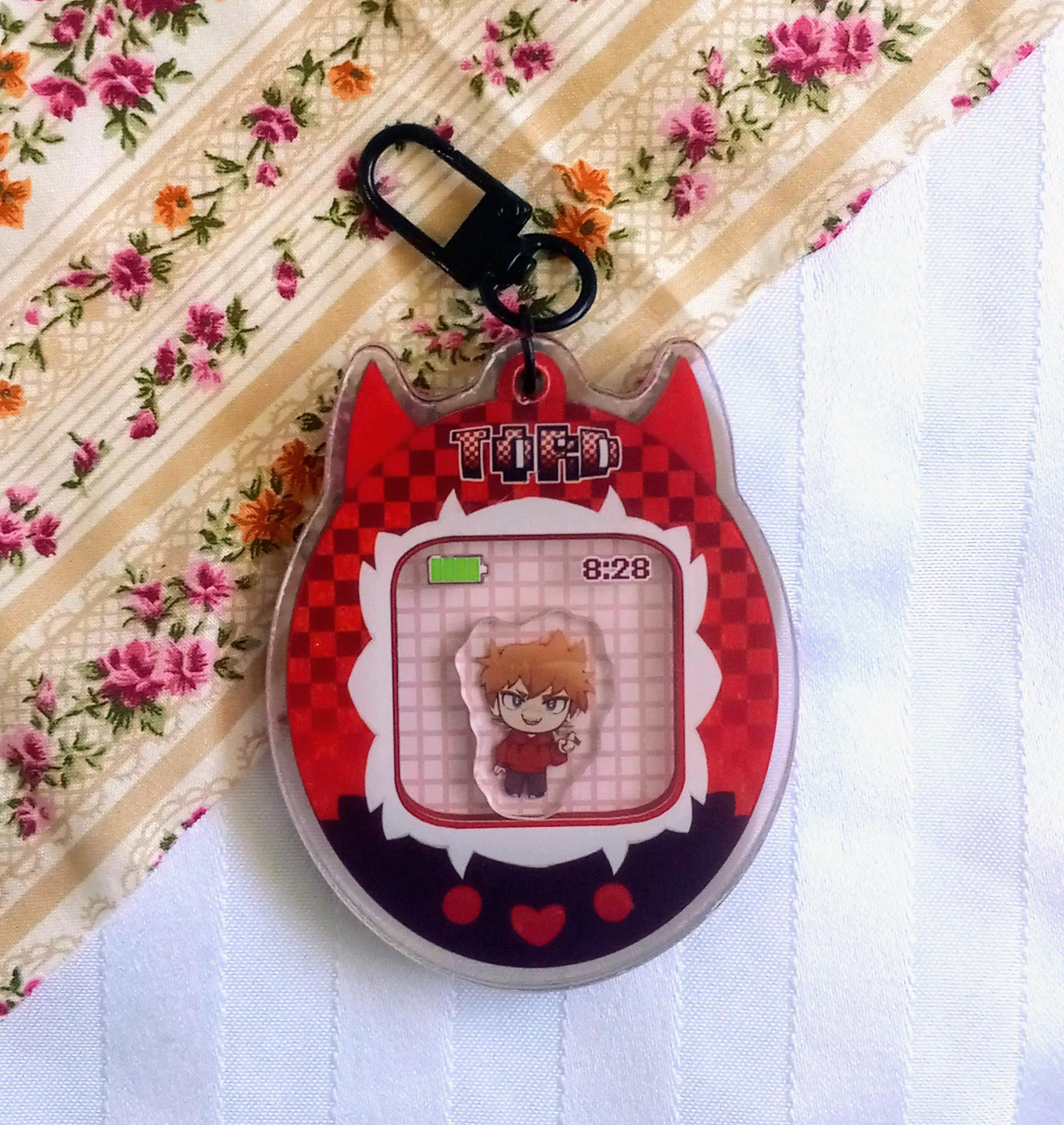 EW Tord Tamagachi Shaker Keychain - Etsy