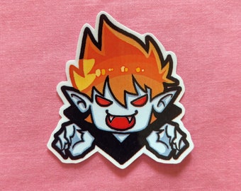 EW Vampire Matt Vinyl Sticker