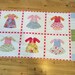 Doll dress up fabric 1 panel 22 inches