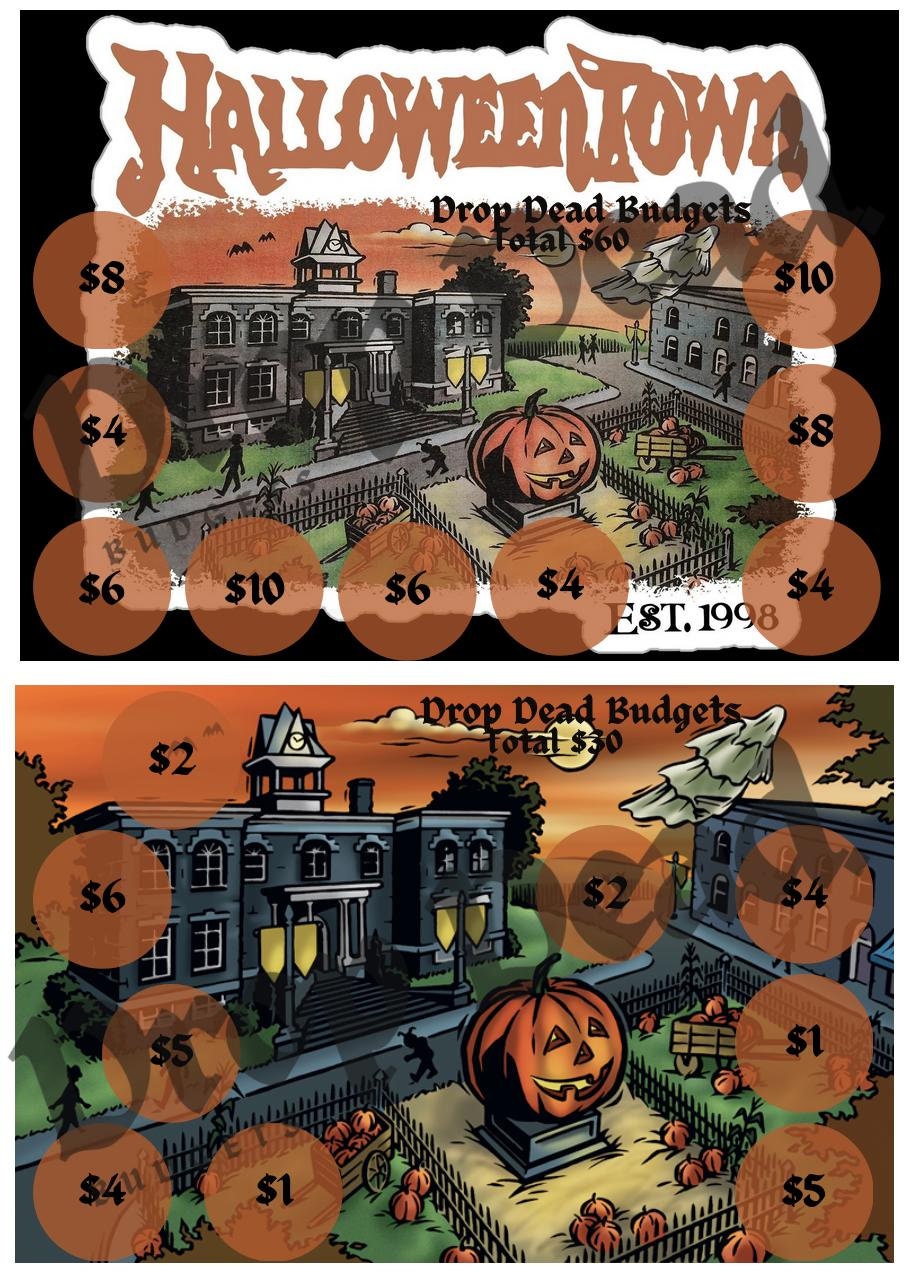 Disney Halloween Town Savings Challenges