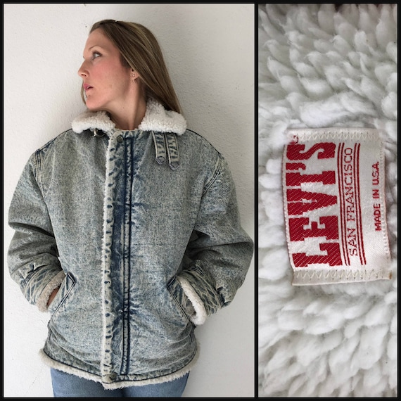 levis jeans jacket sherpa