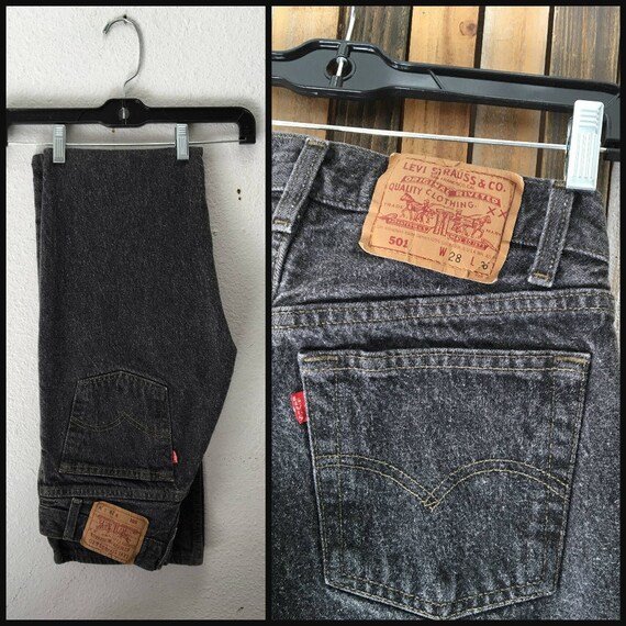 Levi's 501 Black Jeans, 28x36