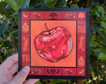 Póster o pegatina de El fantástico Sr. Zorro - Apple