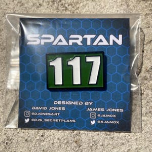 Halo - Spartan - 1.25&quot; Soft Enamel Pin