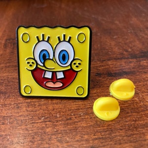SpongeBlock - 1.25&quot; Soft Enamel Pin