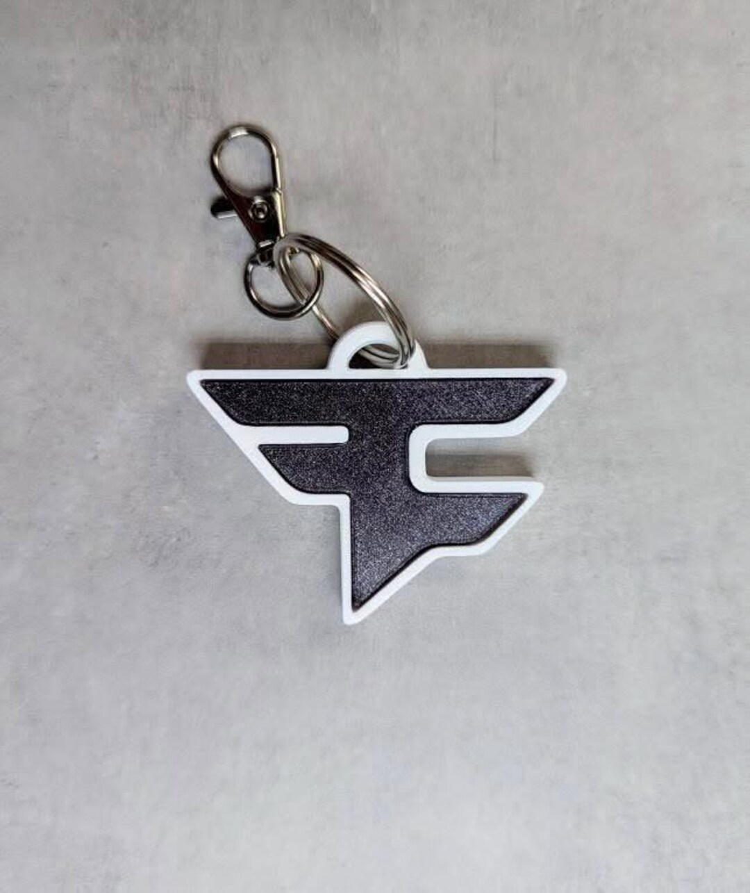 Faze Keychain - Black/white Sparkle Edition - Etsy