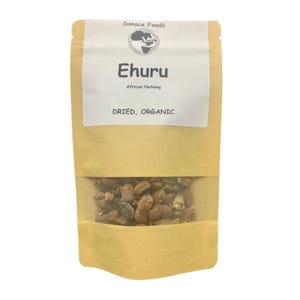 Peeled Ehuru African Nutmeg Authentic Organic Pepper Soup Nkwobi DONACE Foods