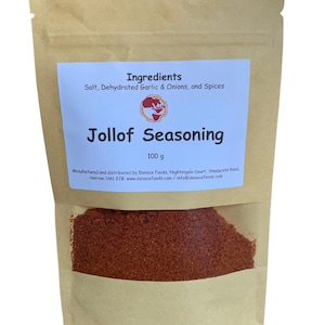 Authentic Jollof Rice Seasoning - Perfect Blend for Nigerian & West African Cuisine 100g