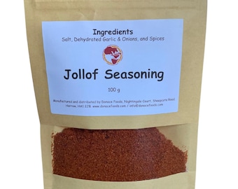 Authentic Jollof Rice Seasoning - Perfect Blend for Nigerian & West African Cuisine 100g