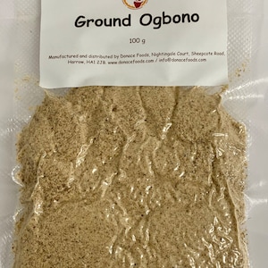 Ground Ogbono Seed Ognono Soup Authentic Organic Irvingia Dika Nut DONACE Foods