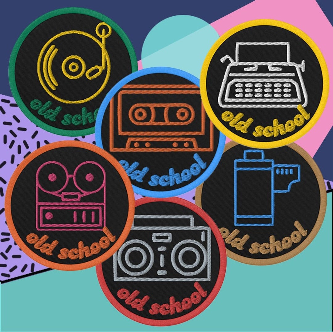 Retro Computer Patch Old School Retro Technology Embroidered Patches - Etsy