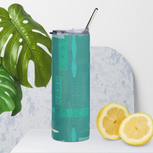 Aqua Breeze Blocks stainless steel tumbler