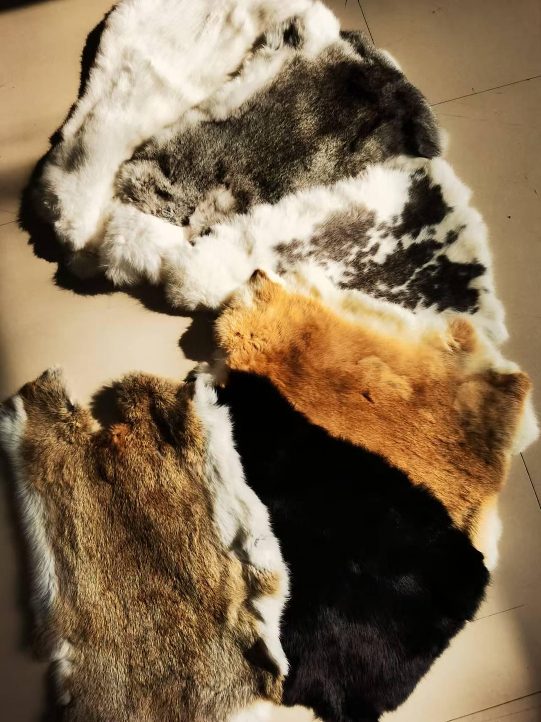 Luxurious Rabbit Fur Hide – Soft, Natural, and Versatile - Etsy