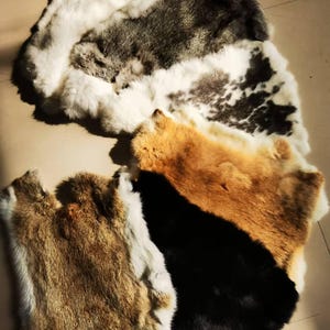 Luxurious Rabbit Fur Hide – Soft, Natural, and Versatile
