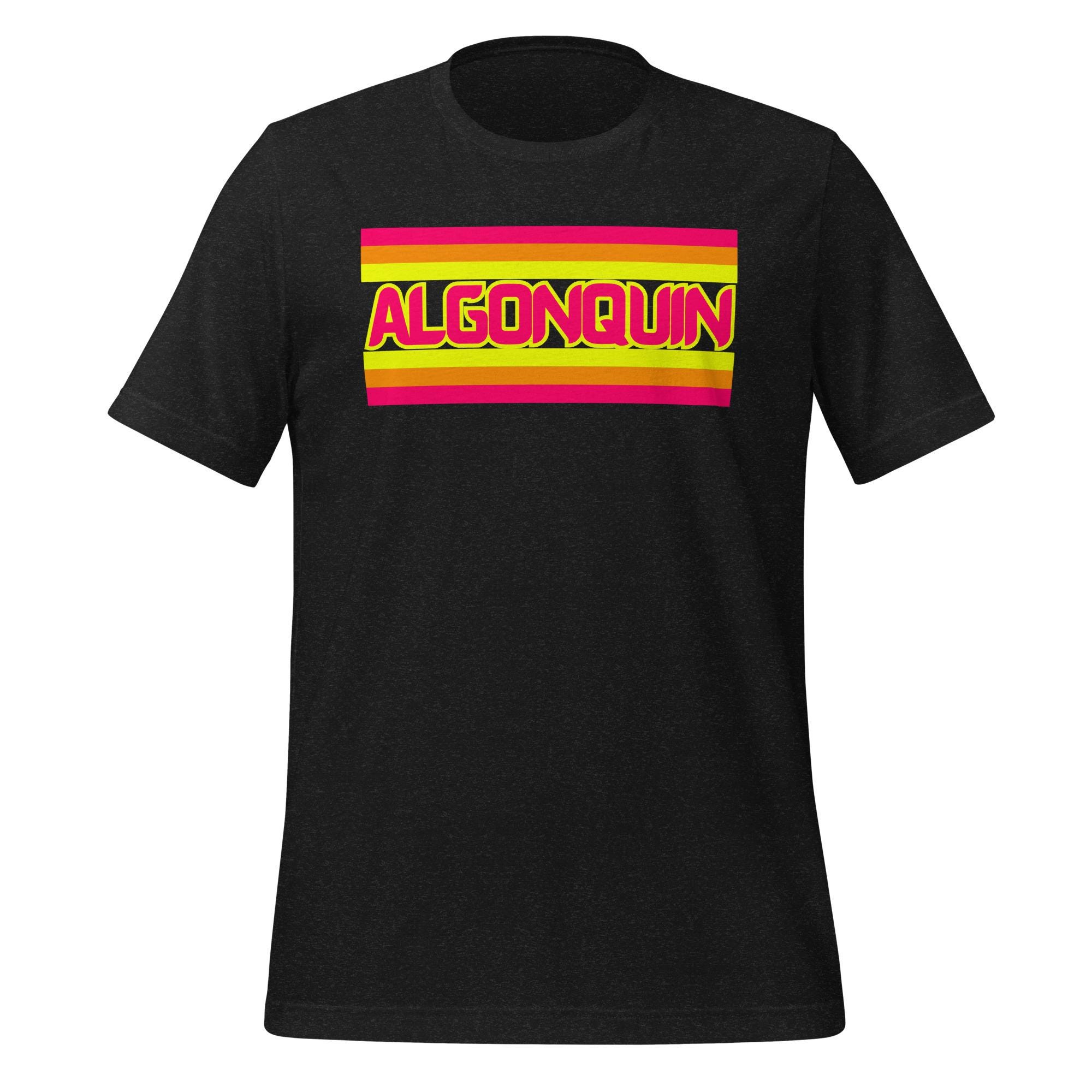 Algonquin Vintage Stripe Retro Look Red Yellow Orange Unisex T 