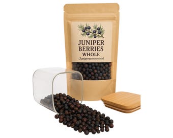 Juniper Berries | Whole | Juniperus communis| Herbal | Loose | Herb | Fresh Harvested | Premium Quality