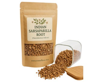 Radice di salsapariglia indiana o messicana / Smilax Medica / Hemidesmus indicus / A base di erbe / Sfusa / Erba / Raccolta fresca / Qualità premium