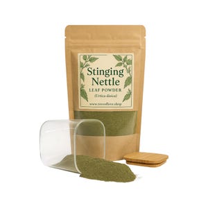 Stinging Nettle Leaf  Powder | Wildcrafted Organic  | Urtica dioica| Herbal | Loose | Herb | Fresh Harvested | Premium Quality