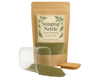 Stinging Nettle Leaf  Powder | Wildcrafted Organic  | Urtica dioica| Herbal | Loose | Herb | Fresh Harvested | Premium Quality