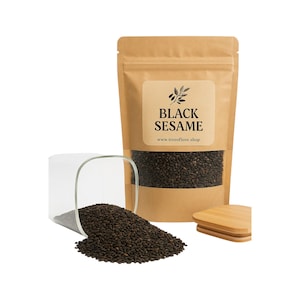 Black Sesame Seed | Sesamum indicum | Sesame Cullinary Herb | Sesame Seed Seasoning || Herbal | Loose | Herb