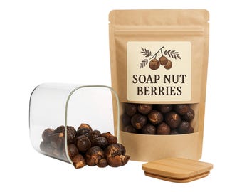 Soap Nuts | Soap Berries | Sapindus saponaria | Natural Laundry Detergent and Softener| Herbal | Loose | Herb