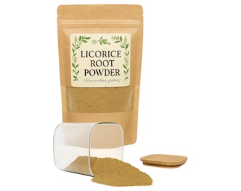 Pó de raiz de alcaçuz | Pó de alcaçuz | Glycyrrhiza glabra | Natural | Fitoterapia | Ervas secas | Botânico | Ervas naturais