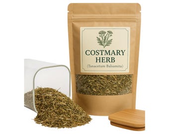 COSTMARY Herb | Тanacetum Balsamita Herba| Herbal | Loose | Herb | Fresh Harvested | Premium Quality