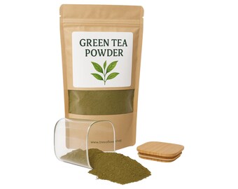 Green Tea Leaf Powder | Organic| Herbal | Loose | Herb | Fresh Harvested | Premium Quality