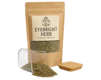 Hierba Eufrasia / Eufrasia / Té de Eufrasia / Euphrasia Spp Herba / Hoja de Eufrasia / Hierbas / Remedios naturales // A base de hierbas / Suelto / Hierba