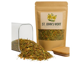 Té de hipérico / Hypericum perforatum / Hierbas / Suelto / Hierbas / Recién cosechado / Calidad premium