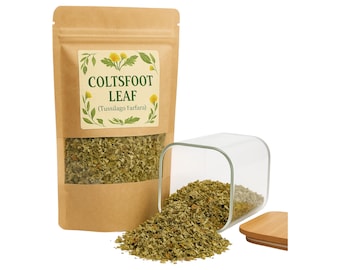 Hoja de tusílago / Hierba de tusílago / Tussilago farfara / Hierba / Suelta / Hierba / Cosechada fresca / Calidad premium