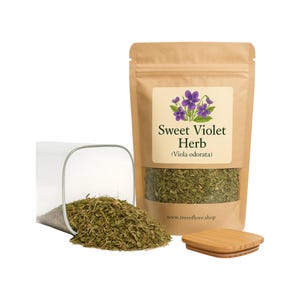 Sweet Violet Herb | Viola odorata | Gul Banafsha |  Herba Violae Zi Hua Di Ding| Herbal | Loose | Herb | Fresh Harvested | Premium Quality