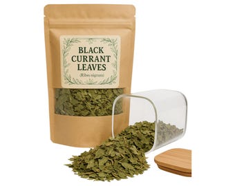 Black Currant Tea | Black Currant Leaf | Ribes nigrum| Herbal | Loose | Herb | Fresh Harvested | Premium Quality