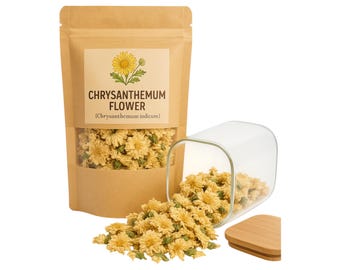 Flor de crisantemo / Té de mamá / Ju Hua / Hangzhou / Flor seca comestible / Crisantemo morifolium / Hierbas / Suelto / Hierba