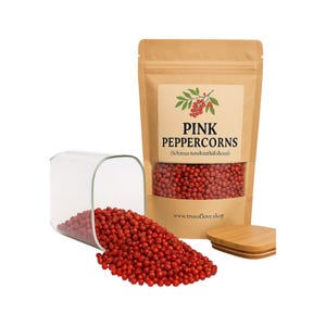 Pink Peppercorns | Whole | Schinus terebinthifolius| Herbal | Loose | Herb | Fresh Harvested | Premium Quality