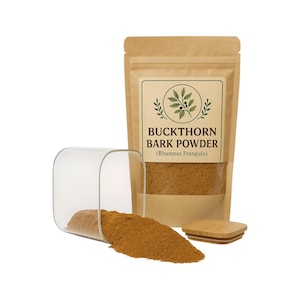 Buckthorn Bark Powder | Rhamnus frangula | Frangula Alnus Cortex| Herbal | Loose | Herb | Fresh Harvested | Premium Quality