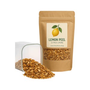 Lemon Peel | Citrus limon| Herbal | Loose | Herb | Fresh Harvested | Premium Quality