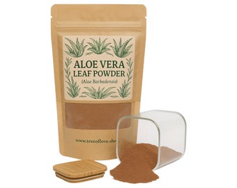 Aloe Vera Powder | Aloe Leaf Vera Leaf Powder |  Aloe barbadensis| Herbal | Loose | Herb | Fresh Harvested | Premium Quality