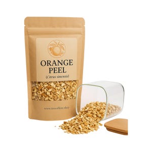 Cáscara de naranja / Citrus sinensis / A base de hierbas / Suelta / Hierbas / Cosechada fresca / Calidad premium