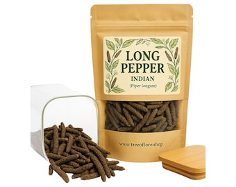 Pimienta larga / Pippali / Piper Longum / Pimienta larga india / Hierbas / Suelta / Hierbas / Cosechada fresca / Calidad premium