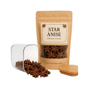 Star Anise | Anise Stars | Illicium verum| Herbal | Loose | Herb | Fresh Harvested | Premium Quality