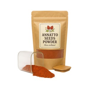 1 KG Bulk Organic Annatto Seeds - Whole Spices, Vacuum Packed For Freshness