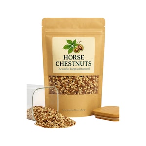 Horse Chestnuts Cuts  | Horse Chestnuts | Aesculus hippocastanum| Herbal | Loose | Herb | Fresh Harvested | Premium Quality
