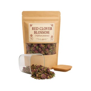 Red Clover Blossom | Wildcrafted Organic | Red Clover Tea | Trifolium Pratense| Herbal | Loose | Herb | Fresh Harvested | Premium Quality