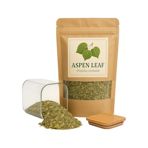 Aspen LEAF | Populus Tremula| Herbal | Loose | Herb | Fresh Harvested | Premium Quality