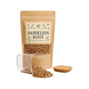 Raíz de diente de león / Té de raíz de diente de león / Taraxacum officinale / Hierbas / Suelto / Hierba / Cosechado fresco / Calidad premium