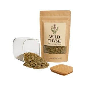 Thyme Flowers & Leaf | Wild Thyme | Thymus serpyllum| Herbal | Loose | Herb | Fresh Harvested | Premium Quality
